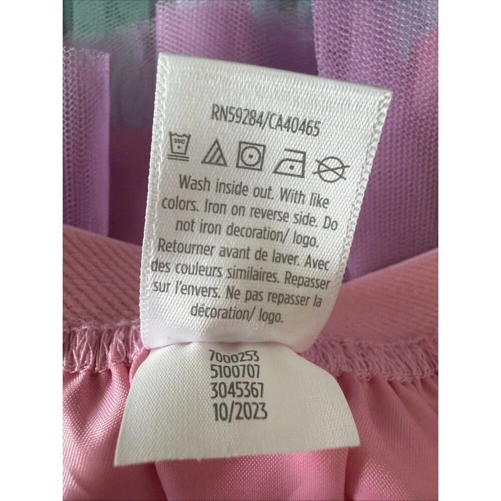 Gymboree Ruffle Tulle Tutu Skirt Girls Sz 12 Birthday Tiered Pink Purple Teal